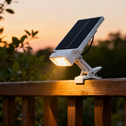 Smart AI sensor solar clip light