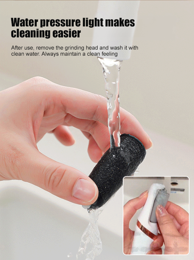 Electric foot scrubber