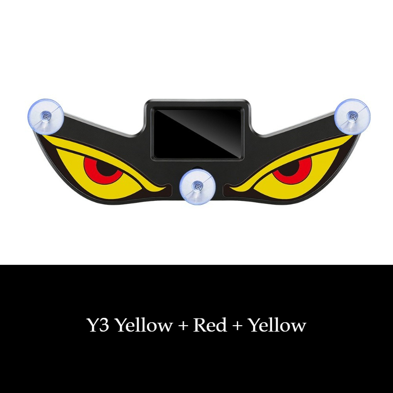 Devil Eye Solar Car LED Light | Wireless Anti-Theft Warning Light | Waterproof Neon Effect