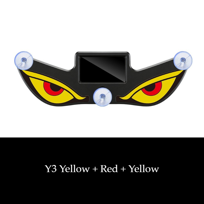 Devil Eye Solar Car LED Light | Wireless Anti-Theft Warning Light | Waterproof Neon Effect