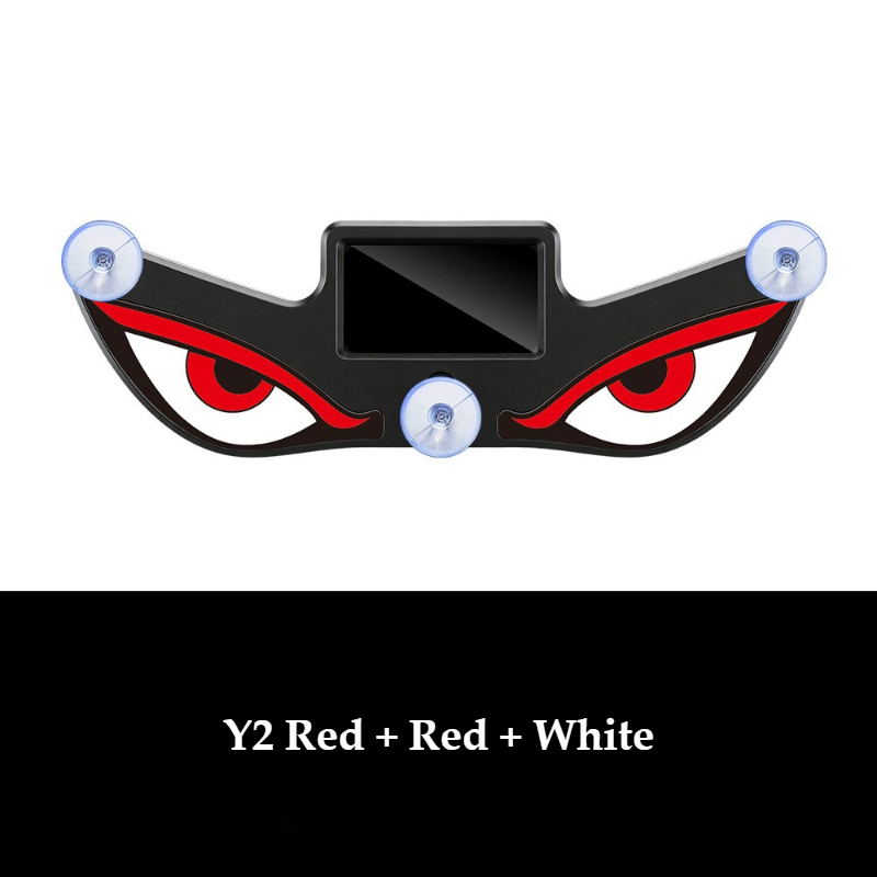 Devil Eye Solar Car LED Light | Wireless Anti-Theft Warning Light | Waterproof Neon Effect