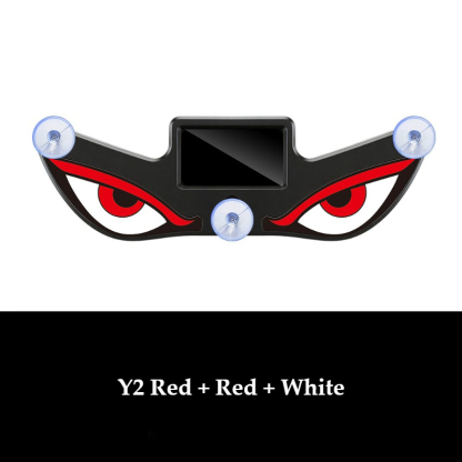 Devil Eye Solar Car LED Light | Wireless Anti-Theft Warning Light | Waterproof Neon Effect
