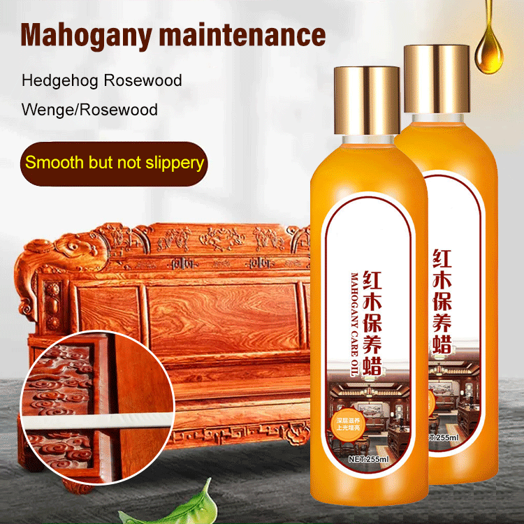 Wooden furniture floor care wax