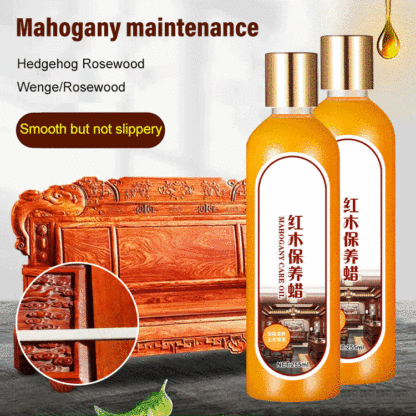 Wooden furniture floor care wax