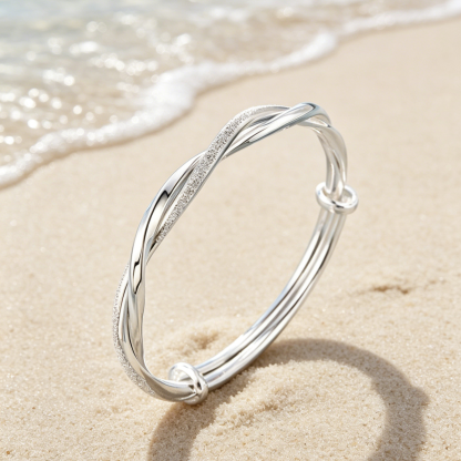 【Infinite Good Fortune】Möbius Strip Tiny Sparkling Energy Bracelet