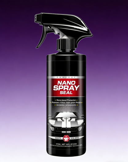 Car Ceramic Coating Spray: Mirror-Like Gloss & Instant Hydrophobic Rain Repellent, Ultimate UV Shield