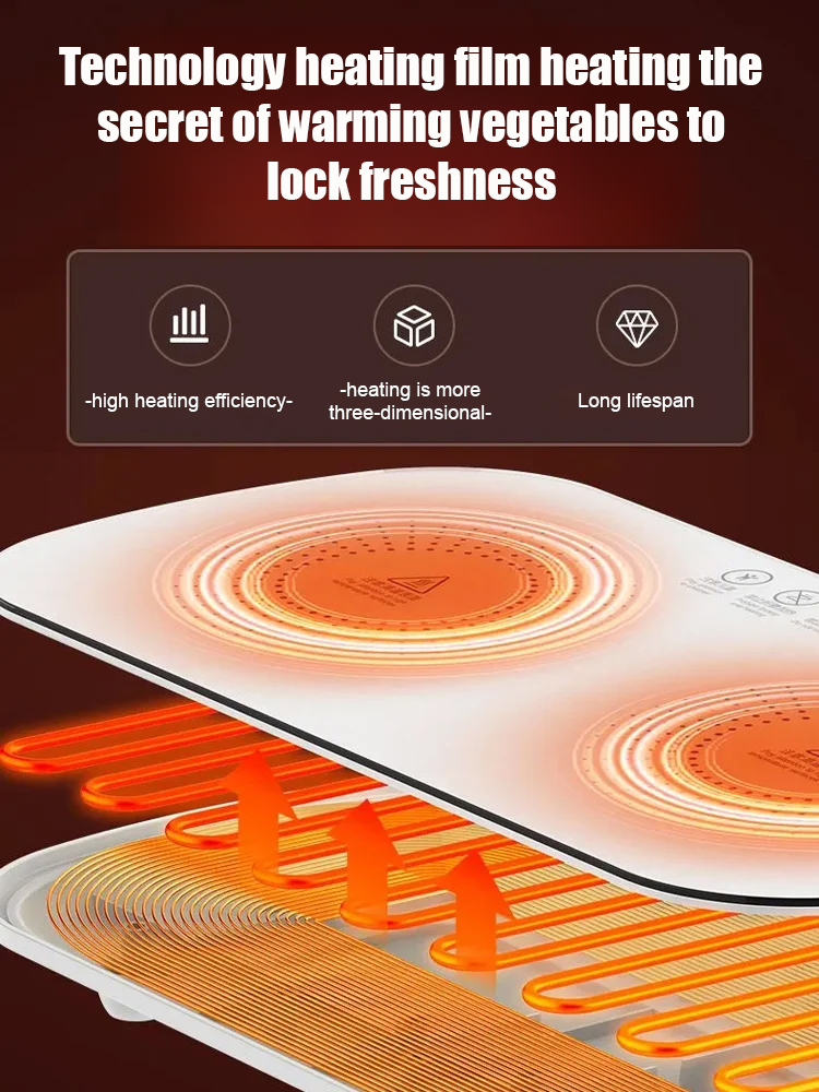 New smart thermostatic heating food warmer.