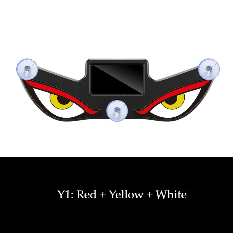 Devil Eye Solar Car LED Light | Wireless Anti-Theft Warning Light | Waterproof Neon Effect