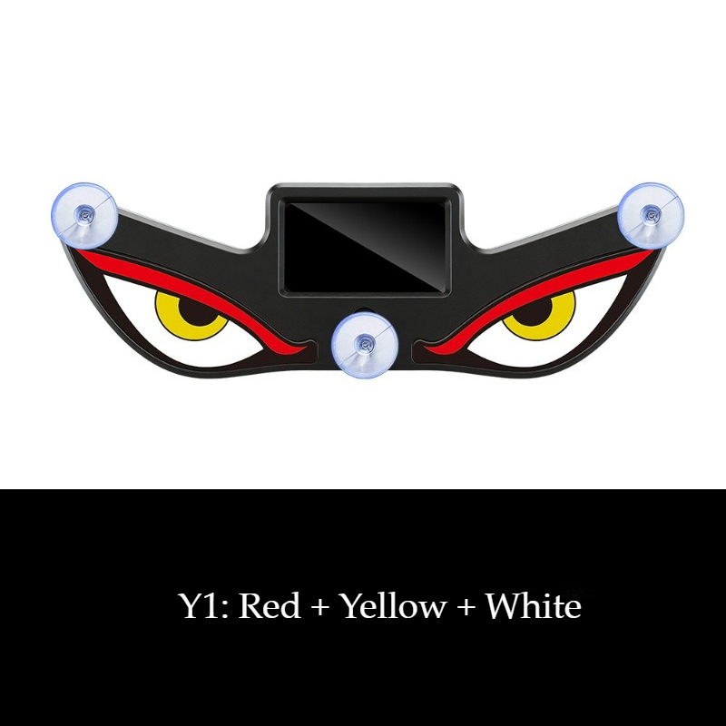 Devil Eye Solar Car LED Light | Wireless Anti-Theft Warning Light | Waterproof Neon Effect
