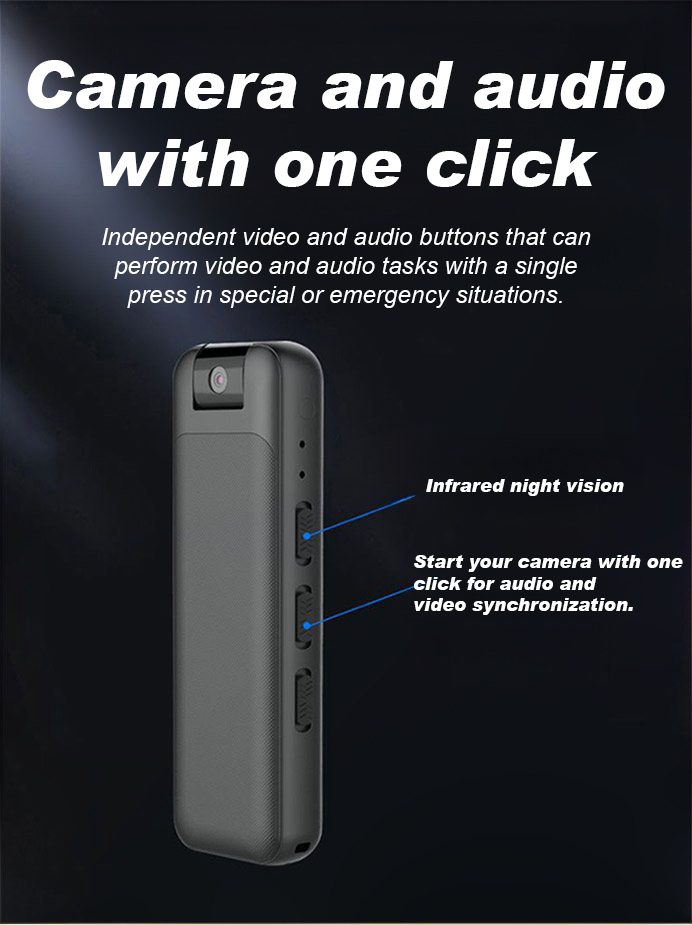 1080P infrared night vision portable recorder