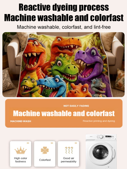 Flannel air conditioning blanket double-sided fleece