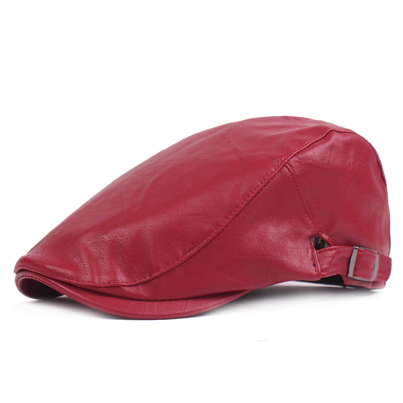 Men's Genuine Leather Beret