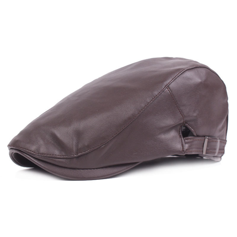 Men's Genuine Leather Beret