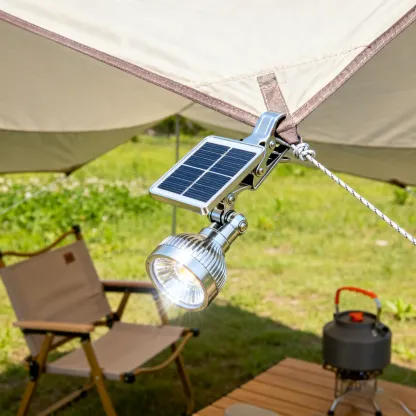 Lampu Solar Clip-on dengan Sensor Gerakan - Kalis Air & Tanpa Wayar- Lampu Luar Rumah Sesuai untuk Pagar, Taman & Balkoni (Tanpa Perlu Tebuk Lubang)