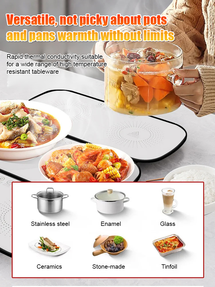 New smart thermostatic heating food warmer.