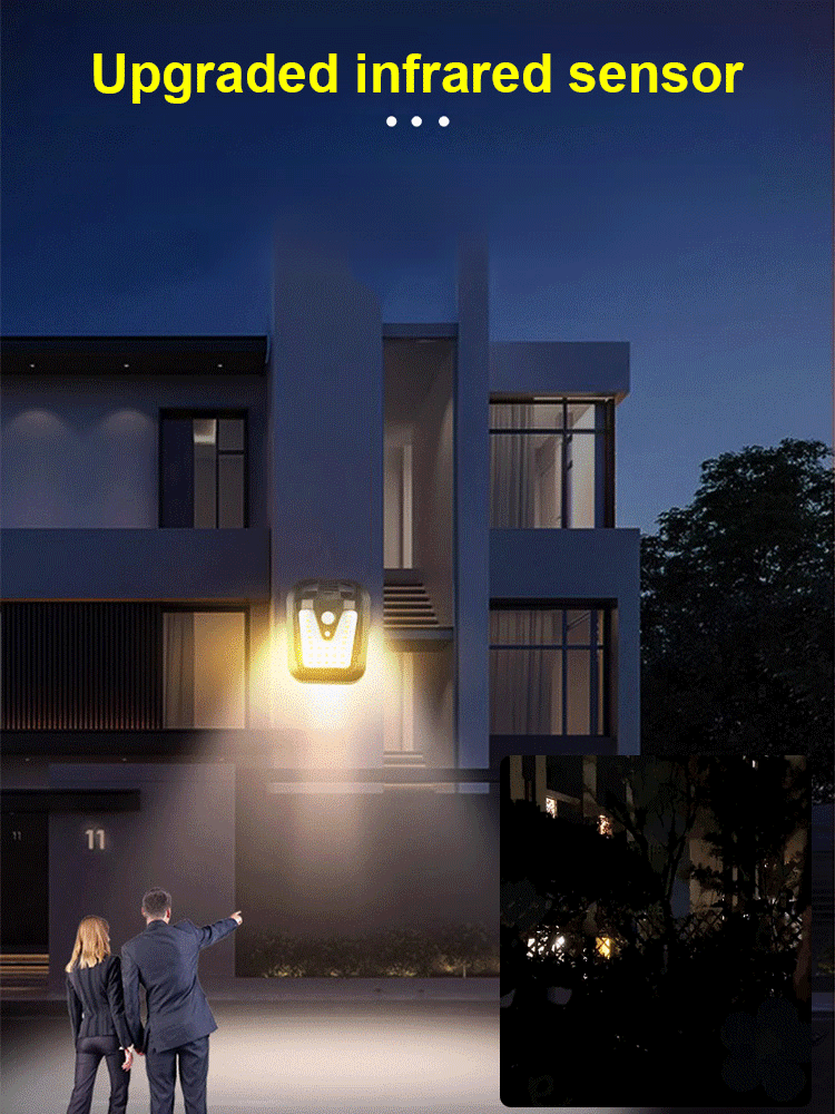 Smart sensor solar clip light