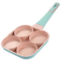 Nonstick four-hole omelette artifact