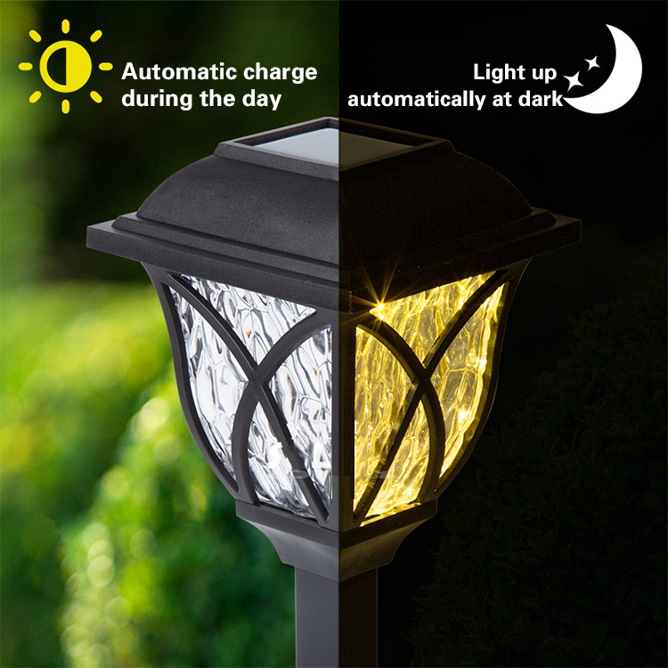 Solar powered pathway light