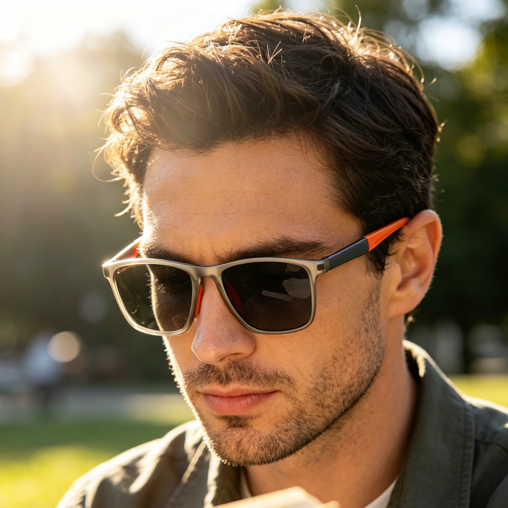 Sports-style 2-in-1 UV-protective photochromic reading glasses | Photochromic Sports Reading Glasses | UV400 Progressive Multifocal Readers
