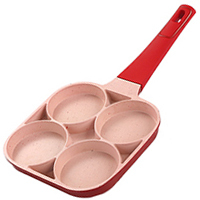 Nonstick four-hole omelette artifact