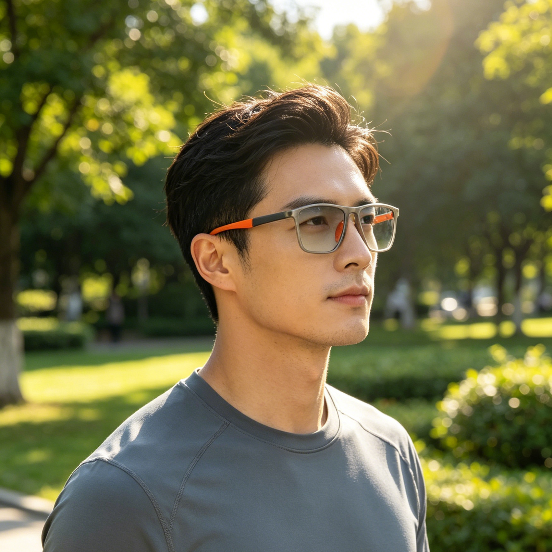 Sports-style 2-in-1 UV-protective photochromic reading glasses | Photochromic Sports Reading Glasses | UV400 Progressive Multifocal Readers