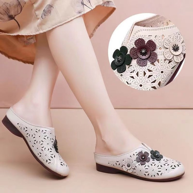 Women's hollow petal breathable sandals