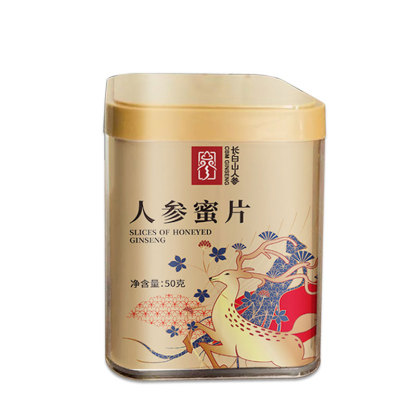 Ginseng Honey Slices, Gift Box, 50g/Box-Changbai Mountain Ginseng-CBM GINSENG