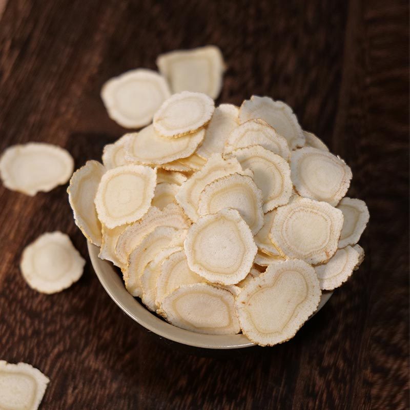 Classic Gift Box of White Ginseng Slices,100g/Box, φ1.6-1.8-Changbai Mountain Ginseng-CBM GINSENG