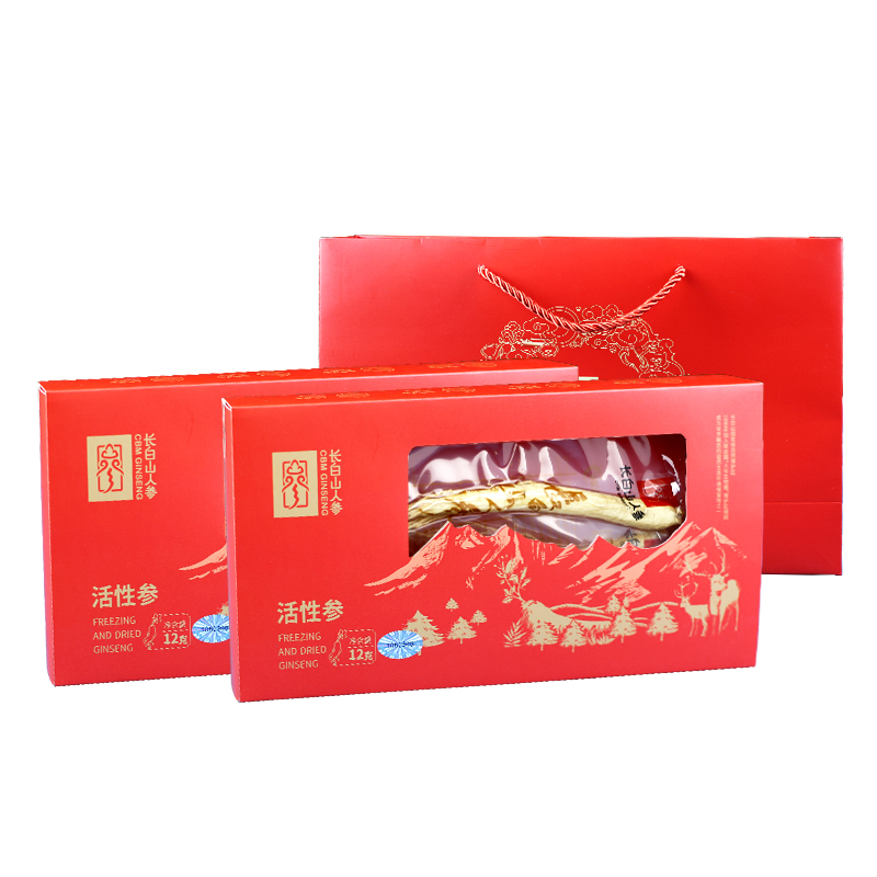Active Ginseng, Gift Box, 12g/Box-Changbai Mountain Ginseng-CBM GINSENG