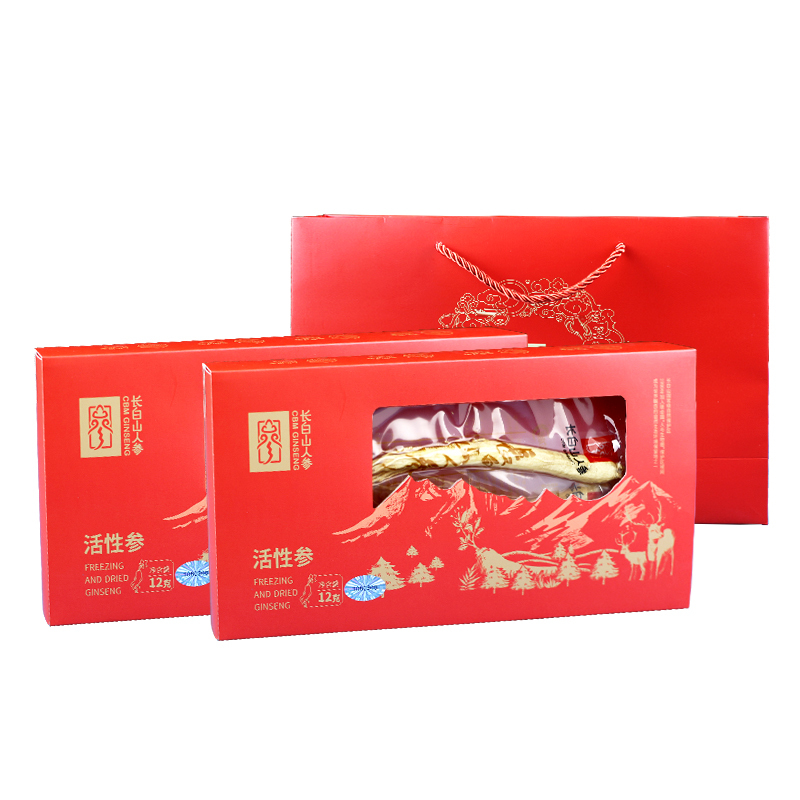 Active Ginseng, Gift Box, 12g/Box-Changbai Mountain Ginseng-CBM GINSENG