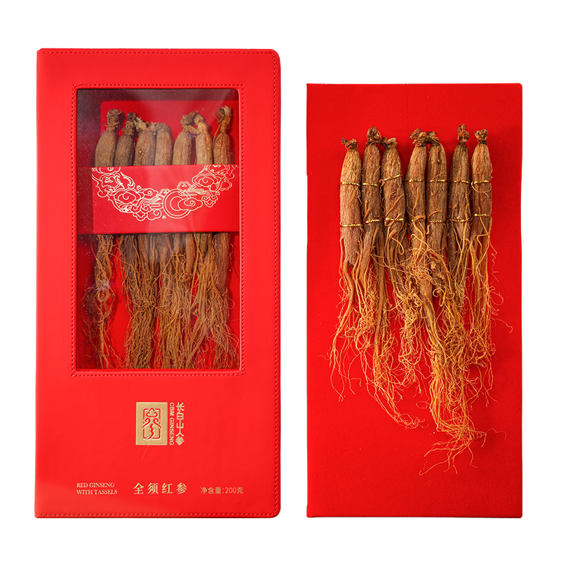 Changbai Mountain Ginseng, Whole Red Ginseng, 80g/Box