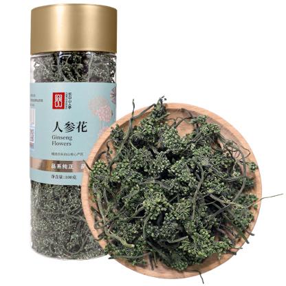 Ginseng Flower Tea, 100g/Bottle-Changbai Mountain Ginseng-CBM GINSENG