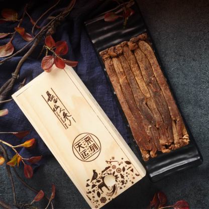 Whole Molded Red Ginseng,Gift Box, 100g/Box-Changbai Mountain Ginseng