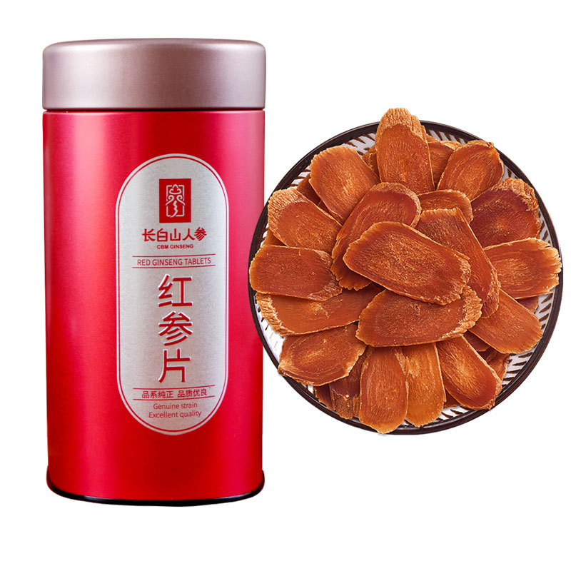 Red Ginseng Slices, 100g-Changbai Mountain Ginseng