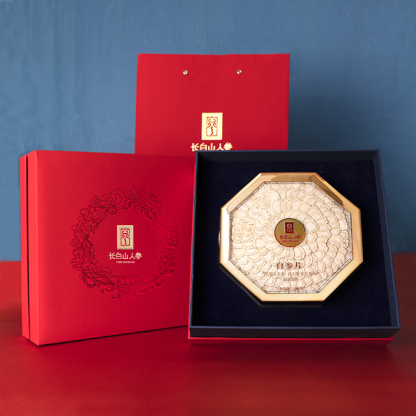 American Ginseng Slices, Gift Box, 100g/Box, φ1.6-1.8-Changbai Mountain Ginseng