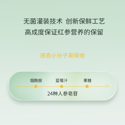 Changbai Mountain Ginseng Red Ginseng Nicotinamide Blueberry Juice Drink-4