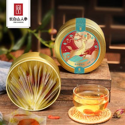 Changbai Mountain Ginseng, American Ginseng Honey Slices, 50g/Can