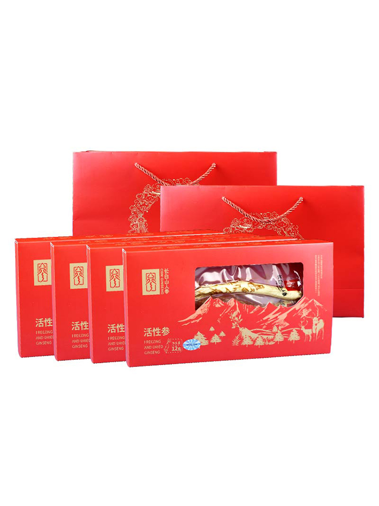Active Ginseng, Gift Box, 12g/Box-Changbai Mountain Ginseng-CBM GINSENG
