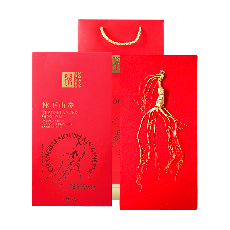 Forest-cultivated Ginseng with Gift Box, 5g/Box-Changbai Mountain Ginseng-CBM GINSENG