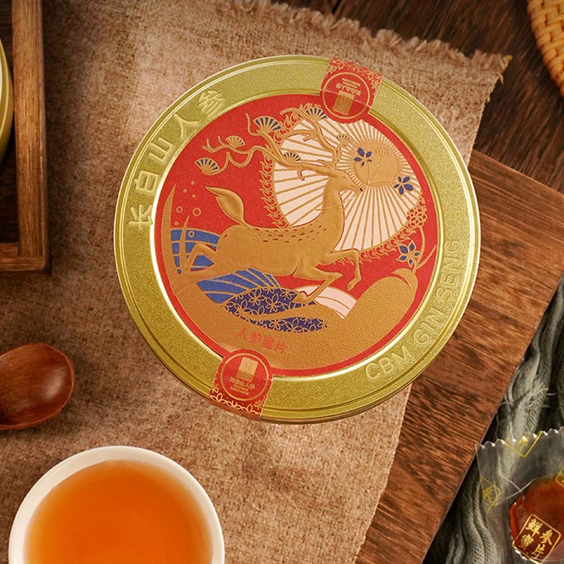 Changbai Mountain Ginseng Red Ginseng Honey Slices, 50g/Box