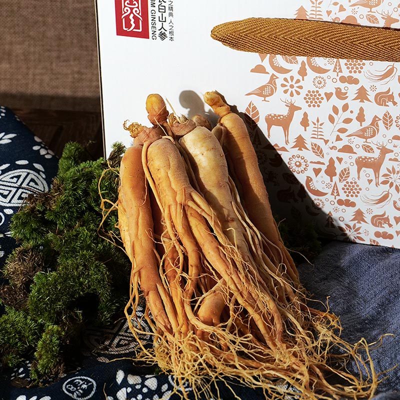 Fresh-Preserved Ginseng, 180g/box - Changbai Mountain Ginseng