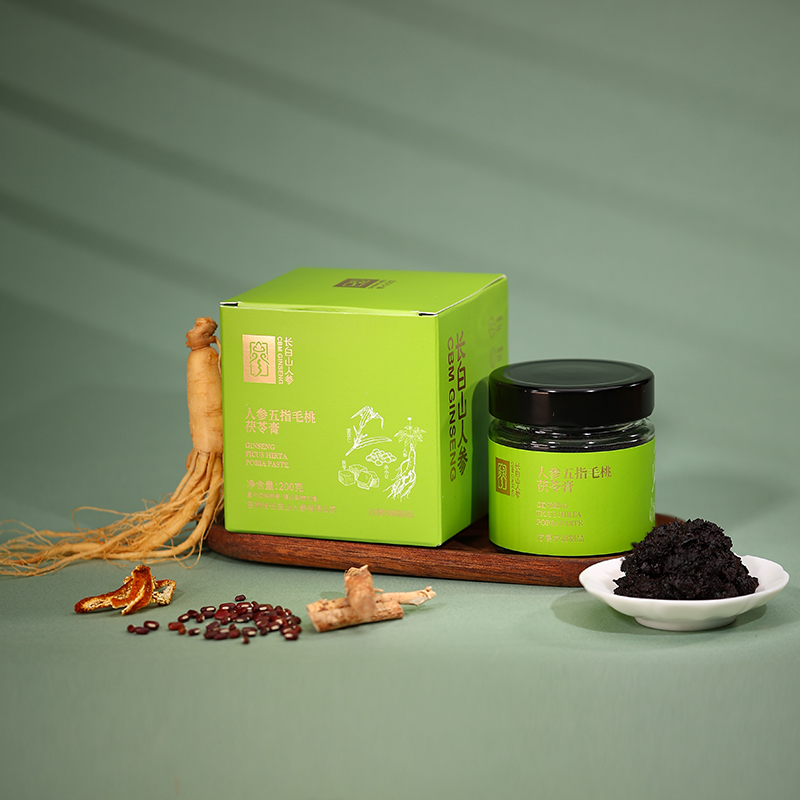 Five-fingered Figs, and Poria Cocos Extract Paste,200g/Box-Changbai Mountain Ginseng-CBM GINSENG