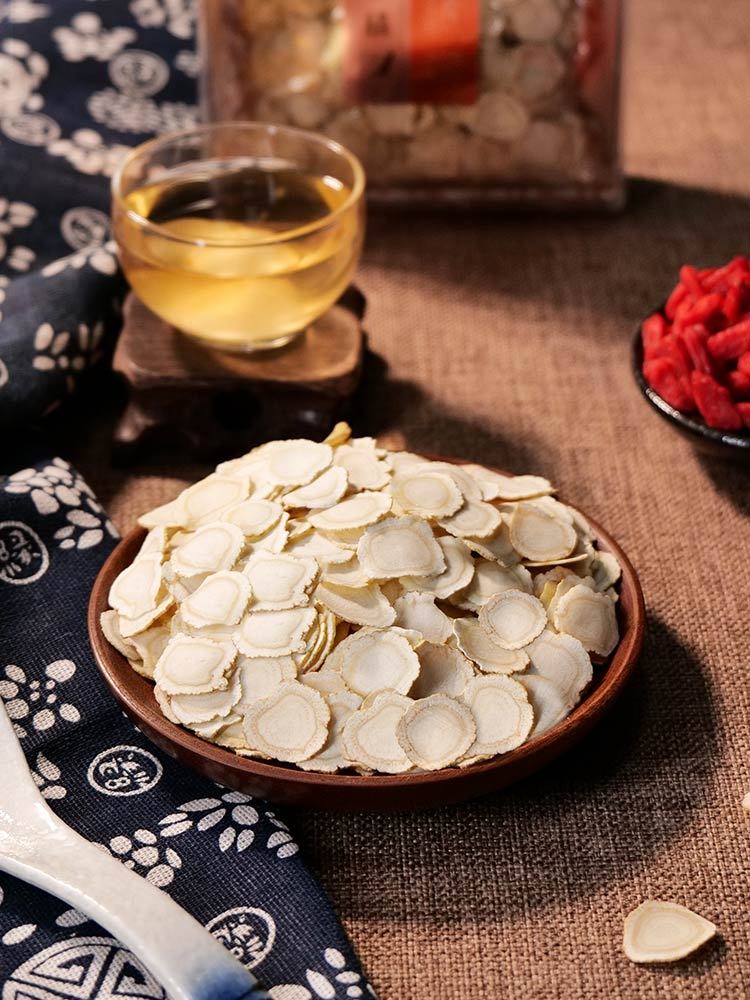 Small Jar of American Ginseng Slices in Simple Gift Box, 100g/Box, φ1.6-Changbai Mountain Ginseng-CBM GINSENG