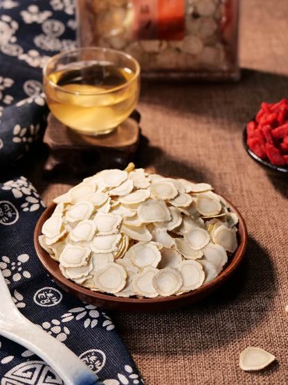 Small Jar of American Ginseng Slices in Simple Gift Box, 100g/Box, φ1.6-Changbai Mountain Ginseng-CBM GINSENG