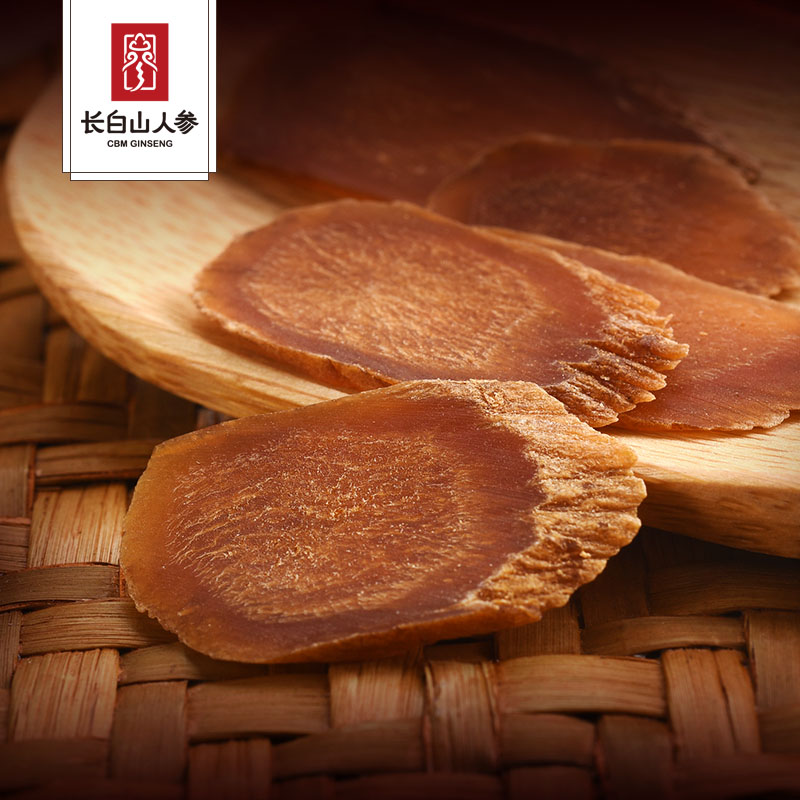 Red Ginseng Slices, 100g/Box-Changbai Mountain Ginseng