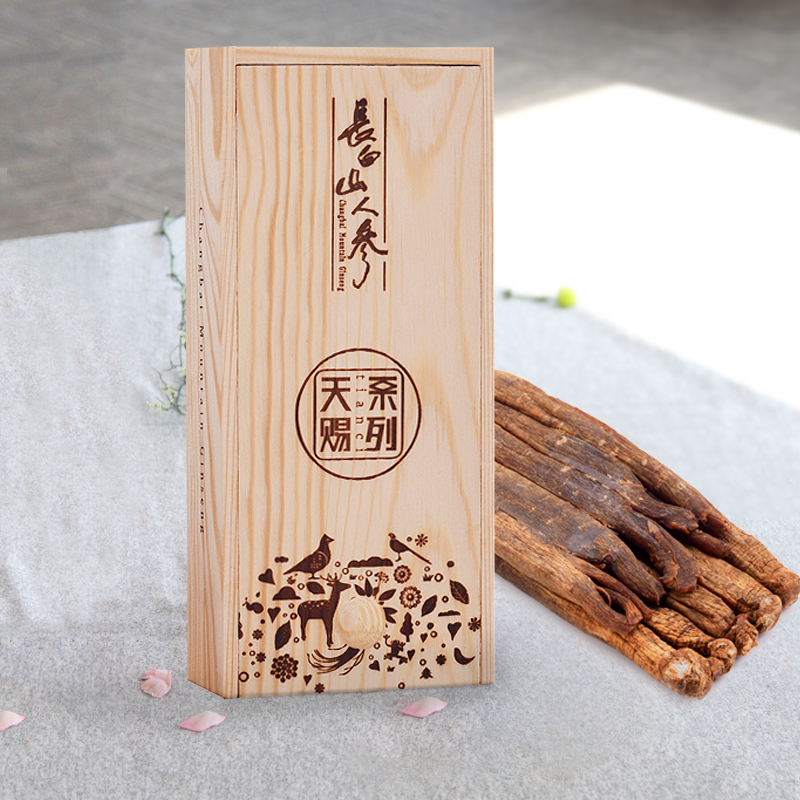 Whole Molded Red Ginseng,Gift Box, 100g/Box-Changbai Mountain Ginseng