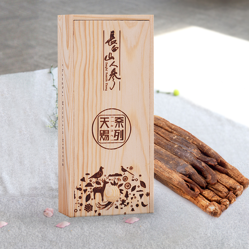 Whole Molded Red Ginseng,Gift Box, 100g/Box-Changbai Mountain Ginseng