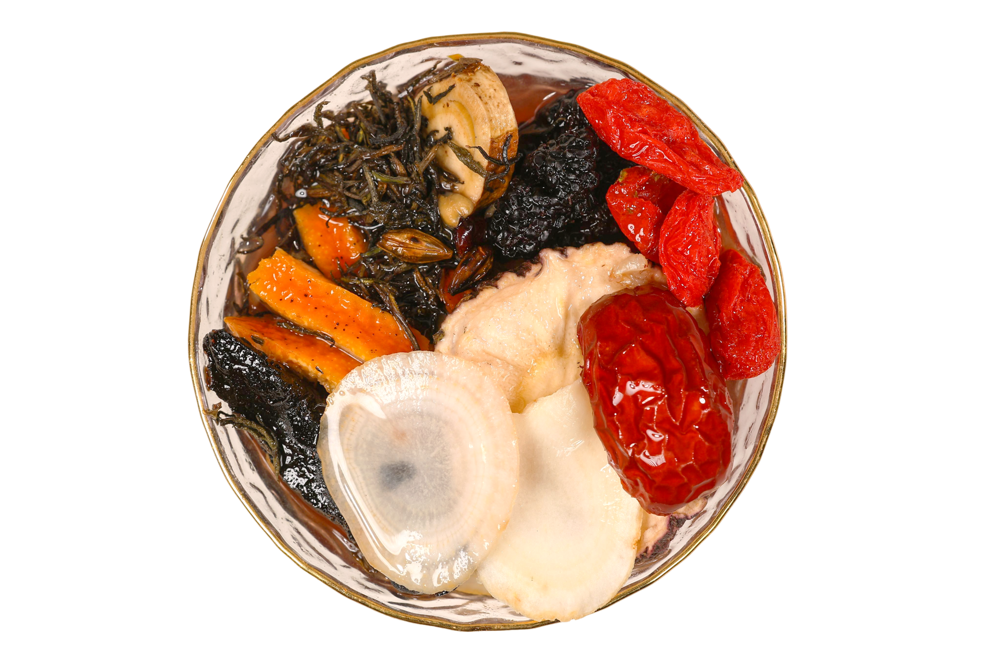 Ginseng Polygonatum  Eucommia Ulmoides Male Flower Tea,90 g (6 g *15 bags)-Changbai Mountain Ginseng-CBM GINSENG