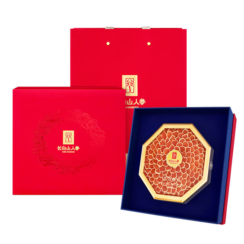 Classic Gift Set of Dali Ginseng Slices, 100g/Box-Changbai Mountain Ginseng-CBM GINSENG
