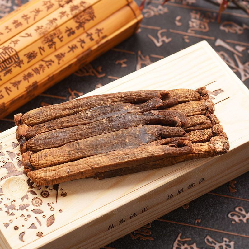 Whole Molded Red Ginseng,Gift Box, 100g/Box-Changbai Mountain Ginseng